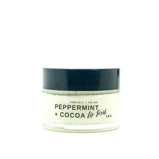 Peppermint + Cocoa Lip Scrub