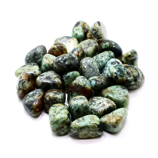 African Turquoise Tumble Stone