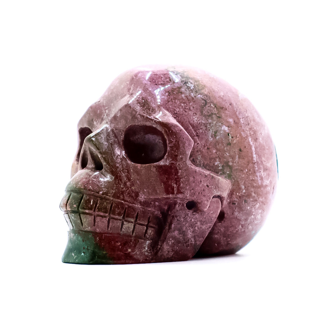 ocean jasper skull crystal carving 