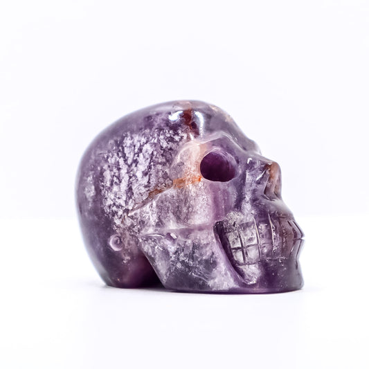 (Rare) Crystal Purple Mica Lepidolite Skull