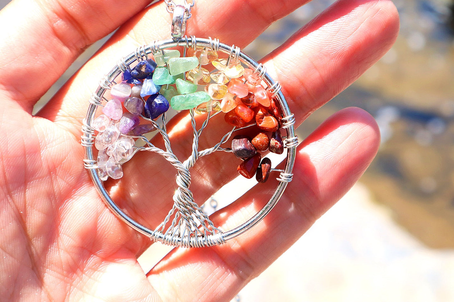 Tree of Life Chakra Necklace
