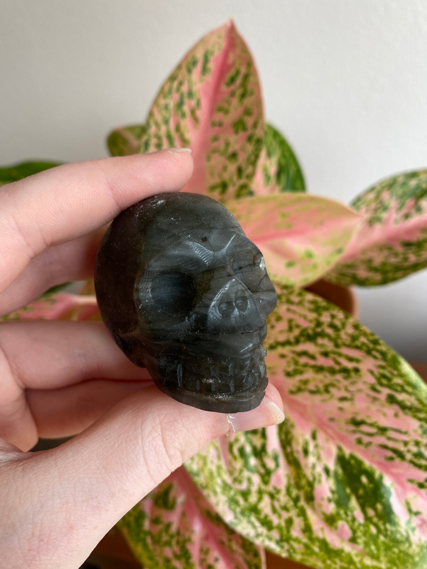 Labradorite Crystal Skull