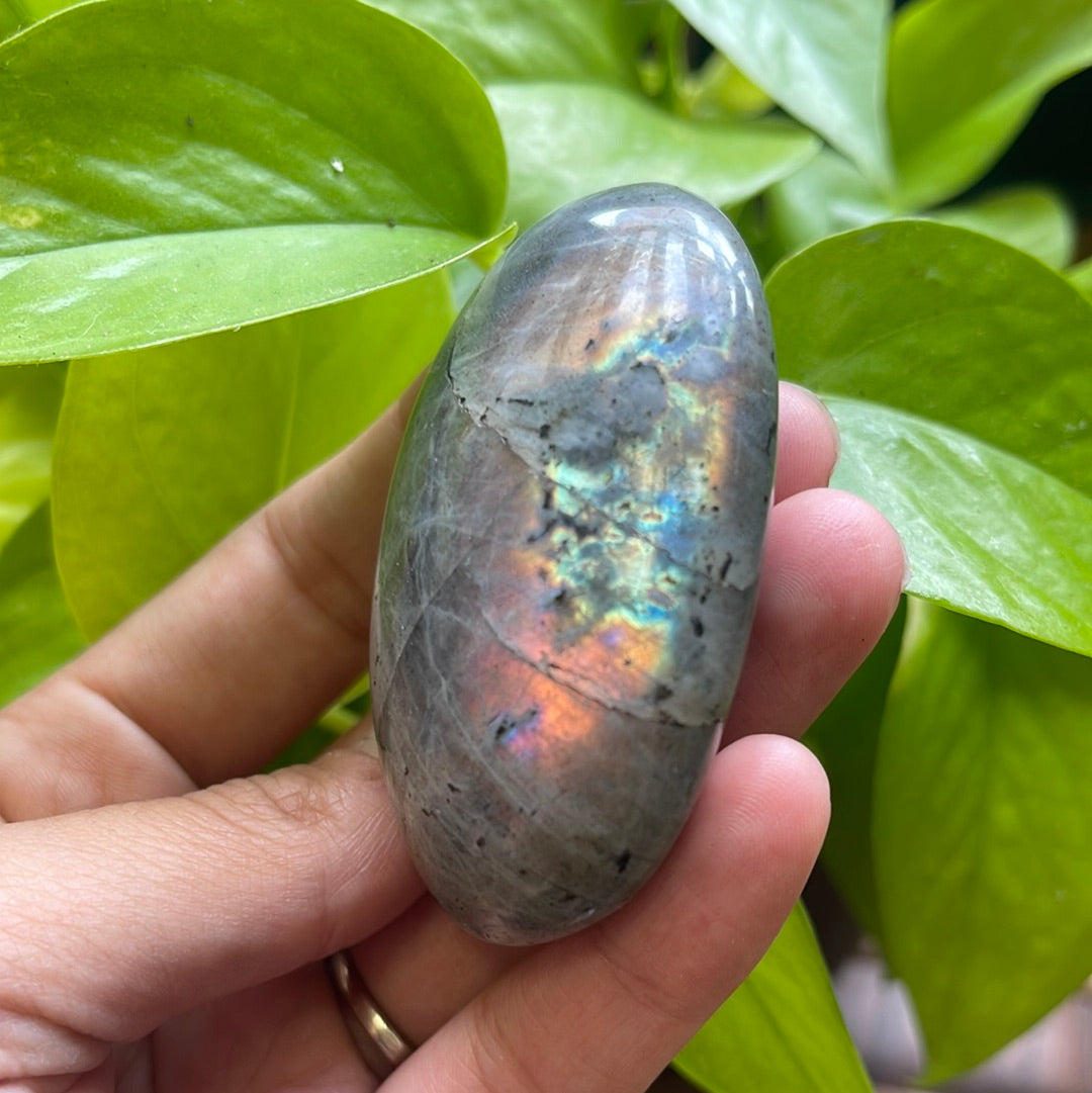 Purple & Blue Labradorite Palm Stones-Portals and Palms-C- Crystal Healing, Reiki Healing, Crystals for beginners