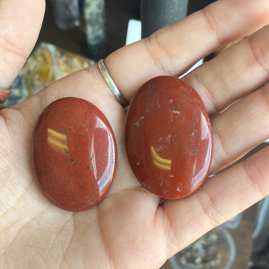 Red Jasper Worry Stones